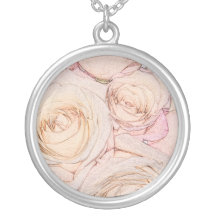 Roses de pêche colliers personnalisés