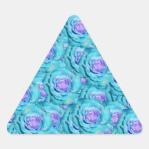 Roses de turquoise autocollants