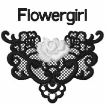 Roses et dentelle - Flowergirl