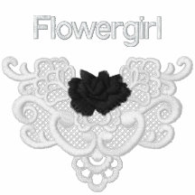 Roses et dentelle - Flowergirl