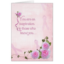 Roses et rubans cartes
