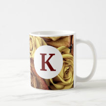 Roses imprimés par coutume de tasse de café de mon