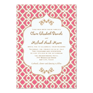 carte invitation mariage marocain