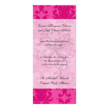 roses indien sur le motif chic rose de damassé bristols personnalisés