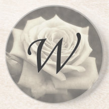 Roses roses dans Anzures 4 Antiqued Dessous De Verres
