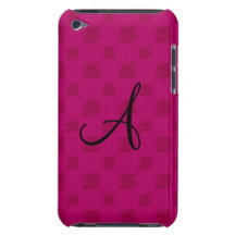 Roses roses de monogramme coque iPod touch Case-Mate