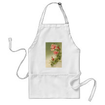 Roses roses vintages de jardin pour la Saint-Valen Tablier