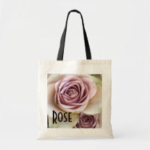 Roses succulents de lavande sac en toile