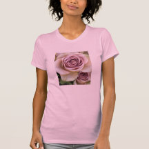 Roses succulents de lavande t-shirts
