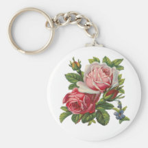 ROSES VINTAGES PORTE-CLEFS