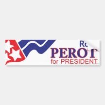 Ross 1992 Perot pour le président Autocollant Pour Voiture