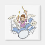 rossée du batteur aimants