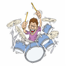 rossée du batteur photo en relief