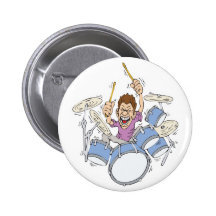 rossée du batteur pin's