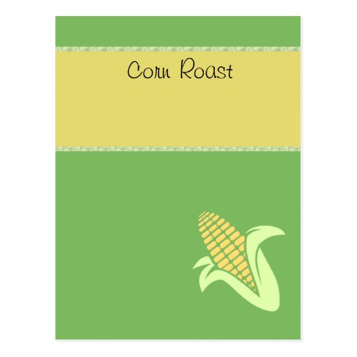 Rôti de maïs cartes postales