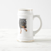 Rottweiler au pastel tasse