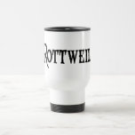 Rottweiler (style de pirate avec le pawprint) tasse à café