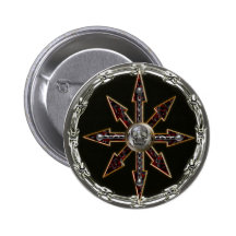 roue de chaos pin's avec agrafe