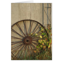 Roue de chute cartes de vœux