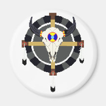 ROUE DE MÉDECINE MAGNETS POUR RÉFRIGÉRATEUR