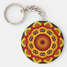 Roue de porte - clé de la vie porte-clefs