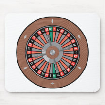 Roue de roulette - jeu de casino à gagner tapis de souris
