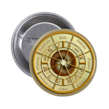 Roue de Wiccan de l'année Badges