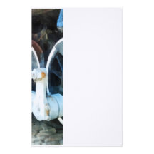 Roues de train motifs pour papier à lettre