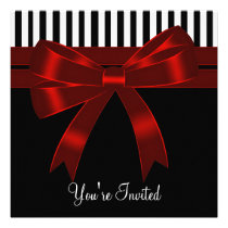 Rouge blanc noir toute la partie d'occasion invitations