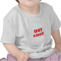 Rouge chaud de tir t-shirt