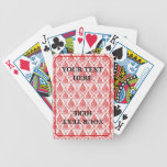 Rouge classique jeux de cartes