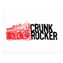 Rouge de Boombox de balancier de Lil Jon "Crunk " cartes postales