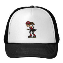 Rouge de brouilleur de Derby de rouleau Casquettes
