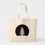 Rouge de ciel de Milou de rubans d'arbre de Noël Sac