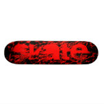 rouge de patin skateboards personnalisés