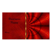 Rouge de tissu de Faux de carte de visite