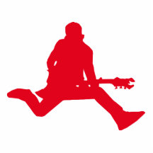 Rouge de vedette du rock photo sculpture