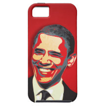 Rouge d'élection présidentielle d'Obama Coque Case-Mate iPhone 5