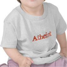 Rouge lumineux athée t-shirts
