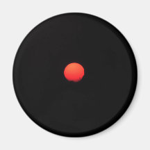 Rouge orange Sun Aimants