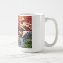 Rouge par les roches mugs à café