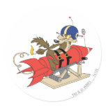 Rouge Rocket d'E. Coyote Launching de Wile autocollants