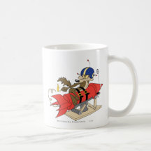Rouge Rocket d'E. Coyote Launching de Wile Tasse