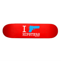 Rouge tire hippies de Hoodman "je" Skateboards Personnalisés