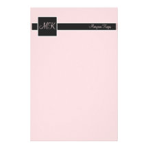 Rougissez et noircissez la papeterie de bloc de co papier à lettre personnalisable