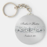 Rouleau argenté Keychain de Grande -Duchesse métal Porte-clefs