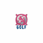 Rouleau de golf vestes de sport brodées