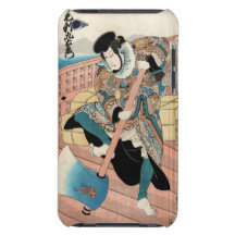 Rouleau japonais frais de guerrier d'ukiyo-e de wi coque iPod touch Case-Mate