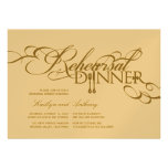 Rouleaux classiques de dîner de répétition épousan