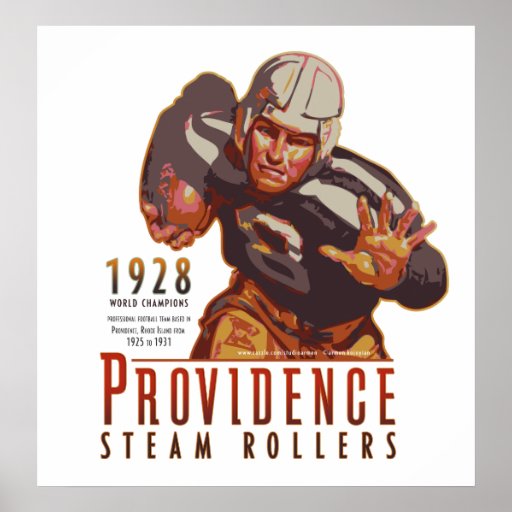 Rouleaux de vapeur de Providence Affiche